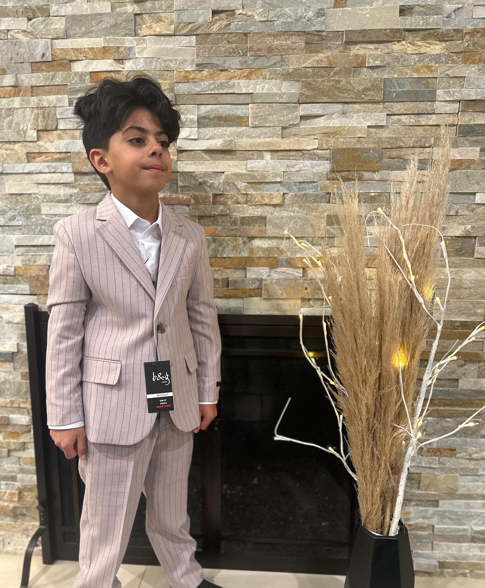 PINK PIN STRIPE SUIT